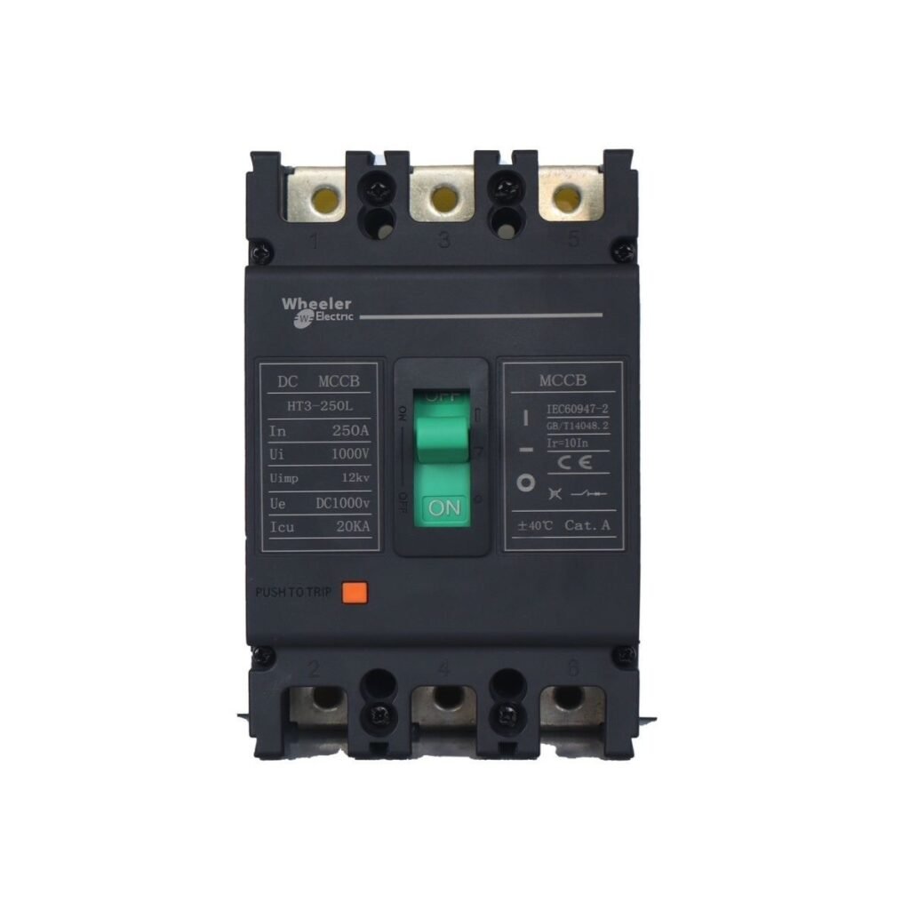 ce certification 2p 3p 4p 500v 750v 800v 1000v voltage 100a 160a 200a 250a 400a 630a pv solar protector dc circuit breaker mccb