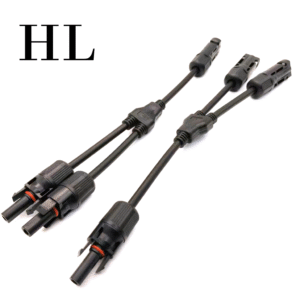 pioneer hot selling dc branch solar connector pv y2 1 wholesale male/female 50a rated current computer material