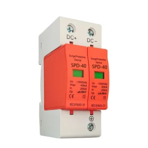 1000v dc spd surge protector solar pv system lightning arrester