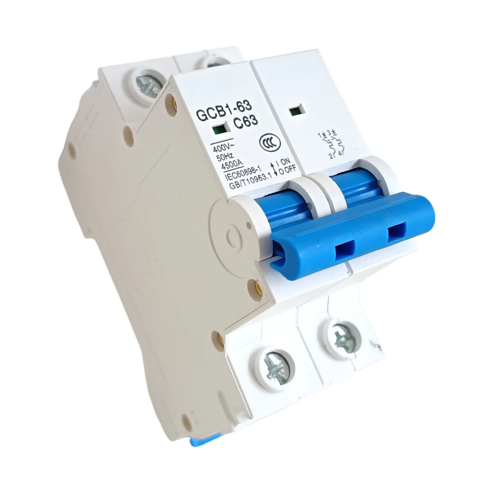 gcb1 63 mcb 2p 63a din rail circuit breaker 6ka gcb1 63 mcb 2p 63a din rail circuit breaker 6ka